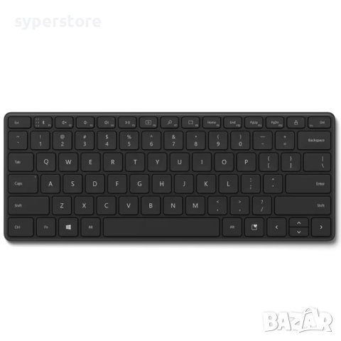 Клавиатура Безжична Microsoft 21Y-00030 С модерeн и компактен дизайн Черна