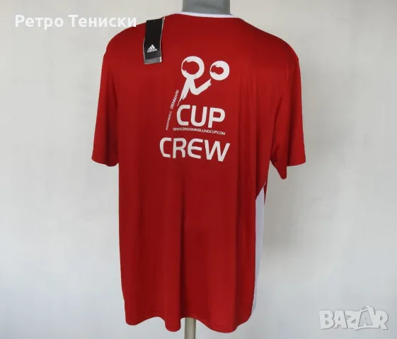 Тениска • adidas • червено • размер XXL • Мъже, снимка 2 - Тениски - 56315040