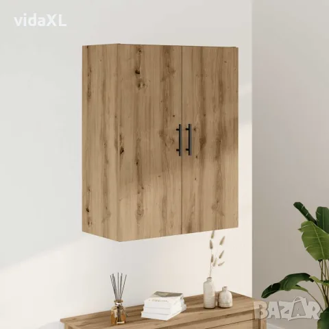 vidaXL Стенни шкафове, дъб артизан, 69,5x34x90 см, снимка 2 - Бюфети - 56148298