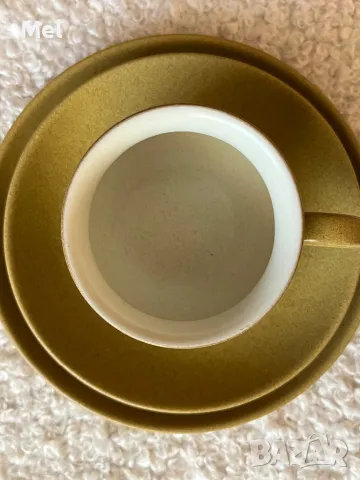 Чаша за кафе с подложни чинийки Denby England