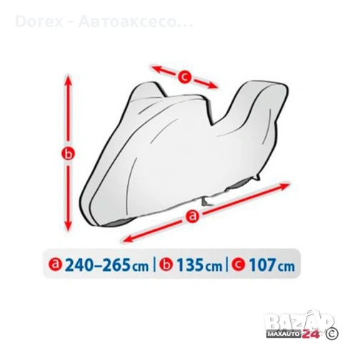 Покривало за мотор Kegel серия Basic тип кутия - различни размери, снимка 5 - Аксесоари и консумативи - 53646201
