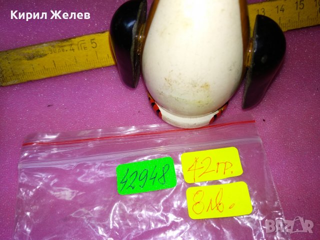 СТАРА ФИГУРАЛНА ДЪРВЕНА СОЛНИЧКА - ПИНГВИН За МЕХАНА ВИЛА БИТОВ КЪТ КОЛЕКЦИЯ 42948, снимка 6 - Други ценни предмети - 44155731