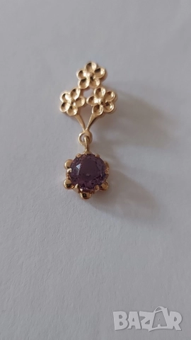 Златна руска висулка, снимка 5 - Колиета, медальони, синджири - 52855090