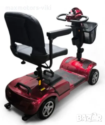 Инвалидна електрическа четириколка MaxMotors BL3 500W, снимка 3 - Инвалидни колички - 47937469