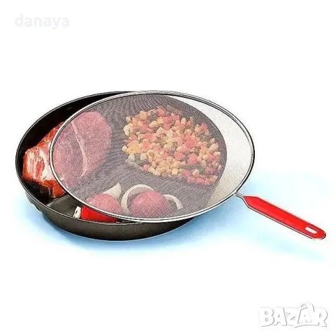 5839 Кухненска мрежа за тиган против пръскане, 29 см, снимка 4 - Прибори за хранене, готвене и сервиране - 50106120