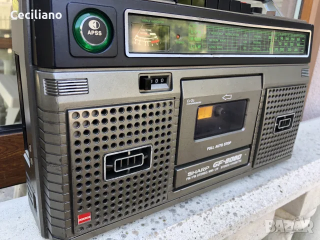 Радиокасетофон Sharp GF-8080 , снимка 7 - Радиокасетофони, транзистори - 55782900