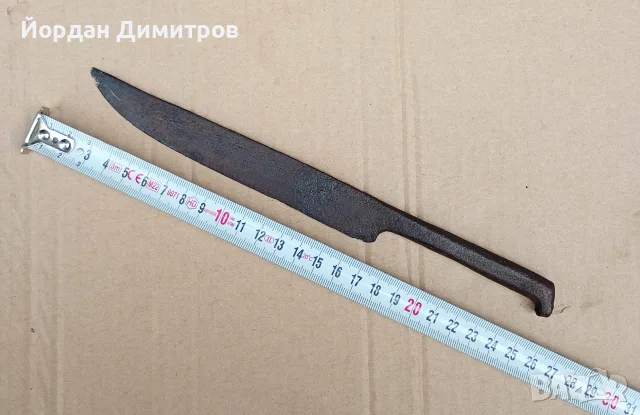 стар кован нож., снимка 2 - Антикварни и старинни предмети - 55806355