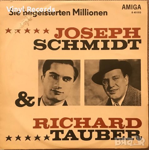 Грамофонна плоча Joseph Schmidt & Richard Tauber, снимка 1 - Грамофонни плочи - 35921331