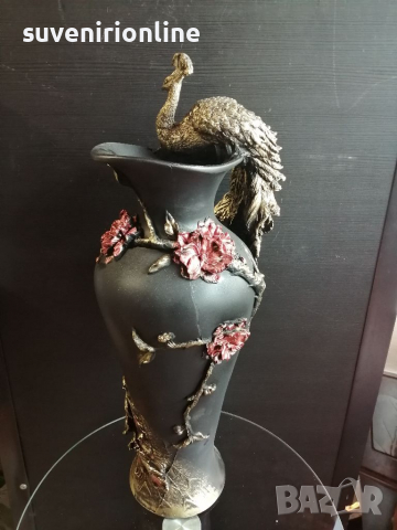 Декоративна ваза паун, снимка 3 - Вази - 36340838