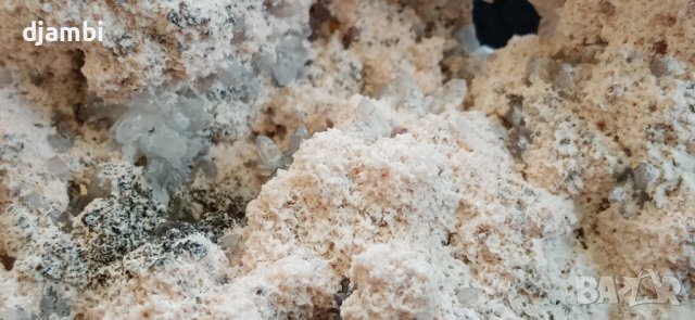 №78, Родохрозит, Родохрозит с кварц, халкопирит и сфалерит,, снимка 6 - Декорация за дома - 40377775