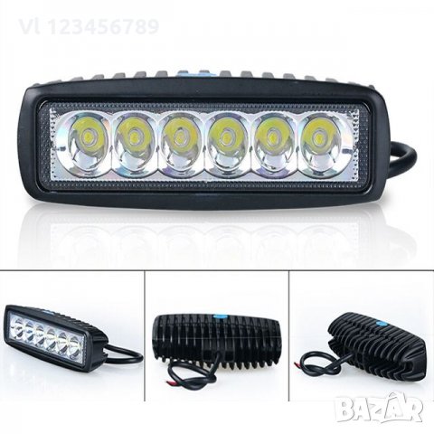 LED дневна светлина, HJG Motorcycle Headlights, 12 V, 18W, снимка 1 - Аксесоари и консумативи - 35847869