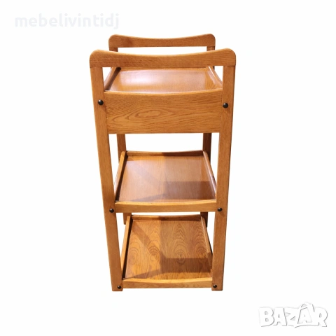 Винтидж шведска сервизна масичка от 60-те години, снимка 3 - Шкафове - 53722170