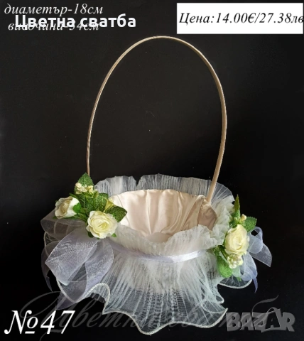 Сватбена кошница за късмети, Сватбена кошница, Сватбена кошница за късметчета