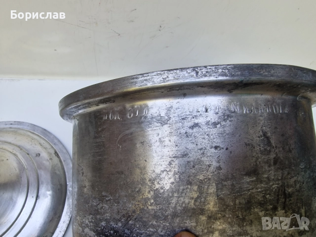 Стара, медна тенджера 6 л., снимка 6 - Антикварни и старинни предмети - 51585045