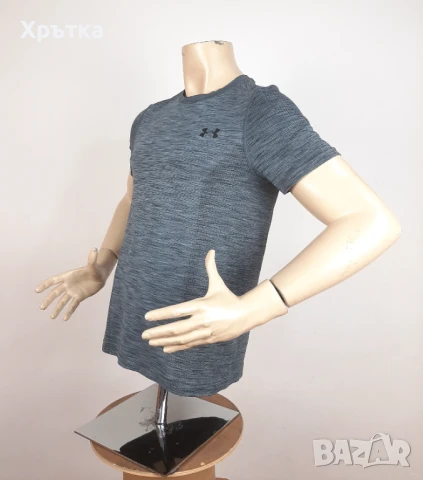 Under Armour Seamless - Оригинална мъжка тениска р-р SM, снимка 3 - Тениски - 50689199