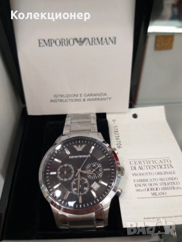 Оригинален мъжки часовник Emporio Armani RENATO, снимка 2 - Мъжки - 39987851