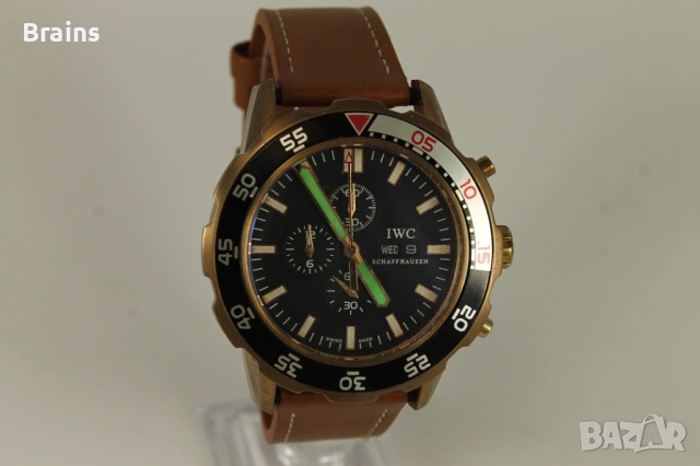 Мъжки Ръчен Хронограф IWC Aquatimer Rose Gold, снимка 2 - Мъжки - 53114180