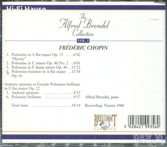 The Alfred Brendel - Frederic Chopin, снимка 2 - CD дискове - 34577290