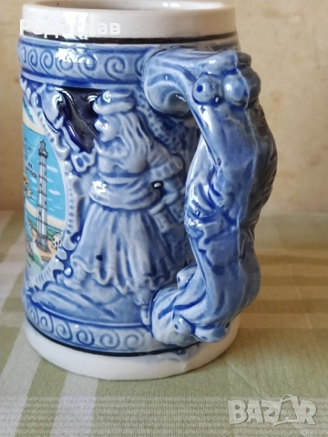 Стара халба Virginia beach , снимка 7 - Чаши - 51465635