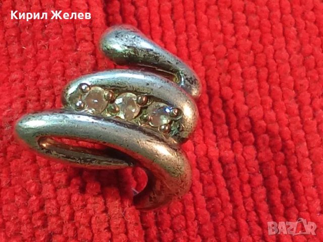 ТОКАШ СКЪПОЦЕНЕН СРЕБЪРЕН ПРЪСТЕН МАРКОВО СРЕБРО 925 с БЛЕСТЯЩИ ЦИРКОНИ ДИЗАЙНЕРСКО АРТ БИЖУ 30579