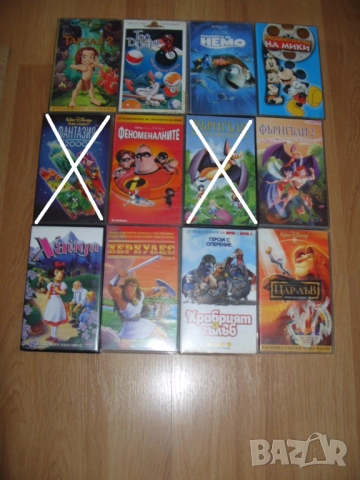 Анимации на Видеокасети VHS, снимка 5 - Анимации - 51676797