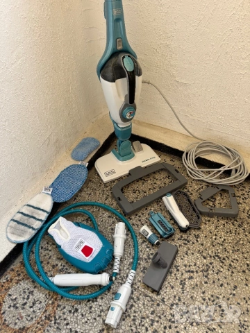 Парочистачка 17 в 1 Black & Decker FSMH1321 Парен Моп 1300W, 0.5L Резервоар, Steam Mop!, снимка 2 - Парочистачки и Водоструйки - 53802843