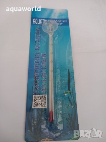 "Безплатна доставка " Термометър стъклен , снимка 1 - Оборудване за аквариуми - 41695325