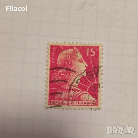 Франция 1955 Нов тип Мариан