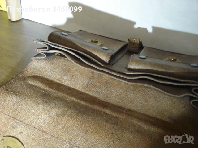 Ретро чанта от естествена кожа, снимка 4 - Антикварни и старинни предмети - 53305341