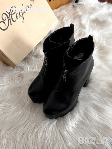 Дамски боти с ток Megias, снимка 7 - Дамски боти - 53414631