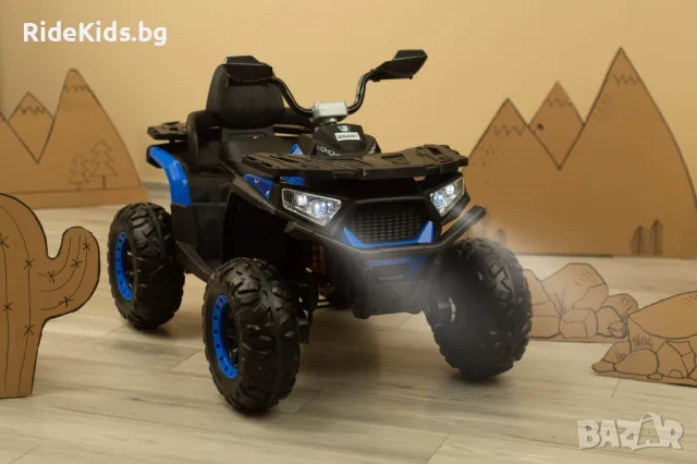 Детско ATV GIGANT син – 4x4, до 30 кг, с музика, снимка 13 - Детски велосипеди, триколки и коли - 49971846