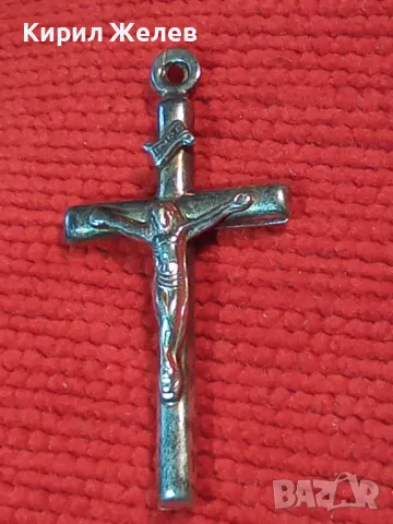 НАГРЪДНО СРЕБЪРНО КРЪСТЧЕ РАЗПЯТИЕ СРЕБРО 925 ХУДОЖЕСТВЕНА МАЙСТОРСКА ИЗРАБОТКА 32026, снимка 13 - Колиета, медальони, синджири - 49601392