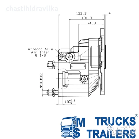PTO Редуктор за Mercedes G60/G90 - OMFB - 1,8 01602100172, снимка 2 - Части - 53415359