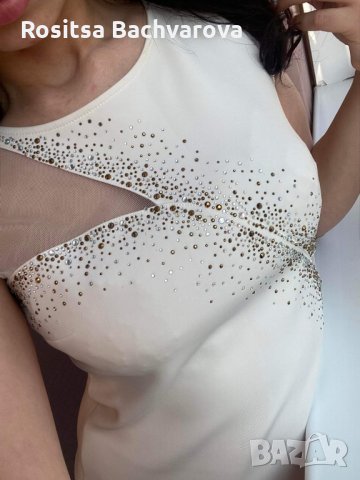 Бяла рокля, L размер, снимка 17 - Рокли - 28339973