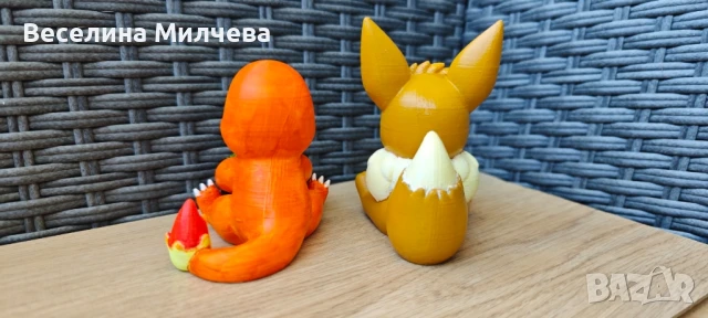 Eeve Charmander Ииви и Чармандър Покемон, снимка 4 - Колекции - 51233801
