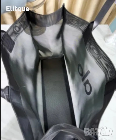 Чанти ALO – Sheer Tote Bag ↔️ 45 см ↕️ 30 см, снимка 4 - Чанти - 53516764