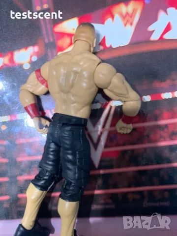 Екшън фигура WWE John Cena Джон Сина Mattel Basic Black Shorts Red Bands figure играчка, снимка 9 - Колекции - 48438241
