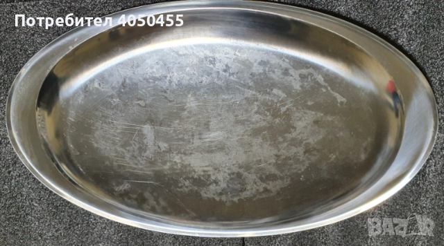 Метален позлатен поднос, снимка 3 - Други ценни предмети - 52496216