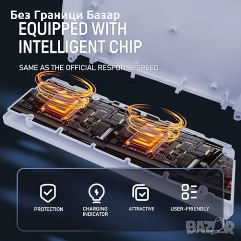 Нова Бърза Switch TV Dock 4K HDMI Зарядно с 7 LED цвята USB станция, снимка 6 - Друга електроника - 49396200