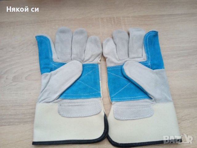 РАБОТНИ РЪКАВИЦИ ОТ ТЕЛЕЖКА КОЖА , снимка 2 - Строителни материали - 40665425