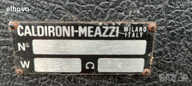 Тонколони Caldironi-Meazzi, снимка 4 - Тонколони - 48304972