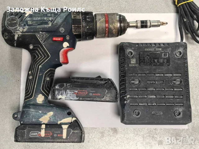 Акумулаторен ударен винтоверт Bosch GSB 180-LI Professional, снимка 3 - Винтоверти - 55712618