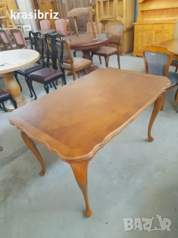 Масивна Разтегателна Барокова Маса -внос Германия!, снимка 4 - Маси - 48036552