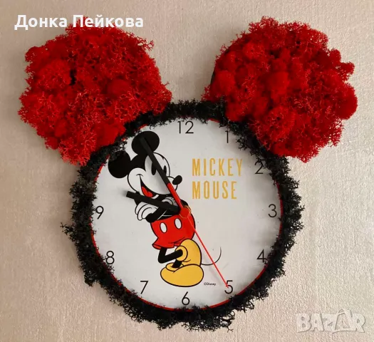 Ръчна изработка на стенен часовник със скандинавски мъх