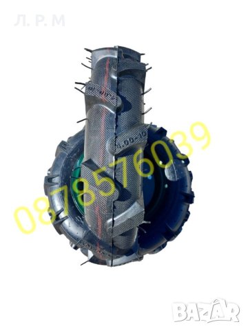 Гуми 4*10 , Гума за мотофреза и мотоблок 4. 00-10 , снимка 2 - Градинска техника - 40364673