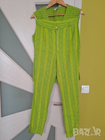 Дамски летен костюм елек с панталон, снимка 2 - Костюми - 41578244