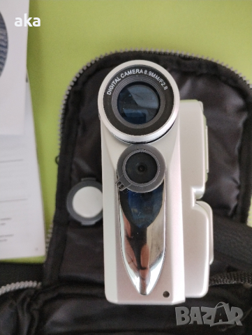  Детски Цифров фотоапарат камера 300K Pixel в оригинална чанта, снимка 12 - Камери - 44673369