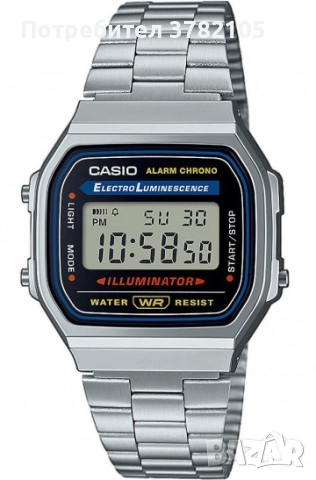 Продавам нов часовник CASIO A168WA-1Y