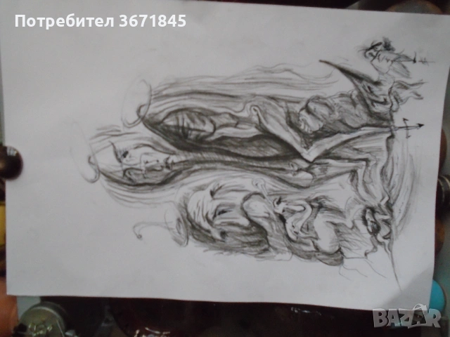 авторса рисунка, колекция българско изкуство, снимка 4 - Колекции - 53195685