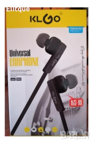 Универсални слушалки KLGO KS16 EP61, снимка 2 - Други стоки за дома - 52819089
